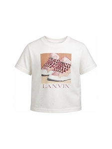 Lanvin Enfant Graphic Printed Crewneck T-Shirt