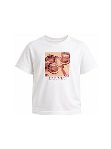 Lanvin Enfant Graphic Printed Crewneck T-Shirt