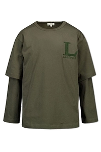 Lanvin Enfant Layered Crewneck T-Shirt