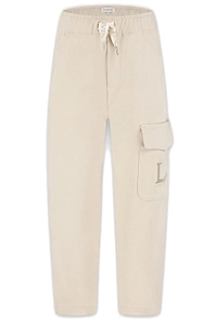 Lanvin Enfant Logo Embroidered Cargo Trousers
