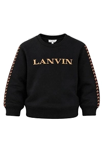 Lanvin Enfant Logo Embroidered Crewneck Sweatshirt