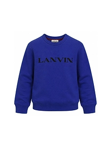 Lanvin Enfant Logo Embroidered Crewneck Sweatshirt
