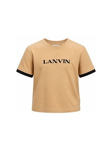 Lanvin Enfant Logo Embroidered Crewneck T-Shirt