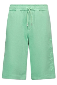 Lanvin Enfant Logo Embroidered Drawstring Shorts
