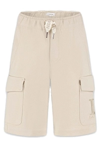 Lanvin Enfant Logo Embroidered Shorts