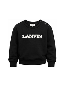 Lanvin Enfant Logo Patch Crewneck Sweatshirt
