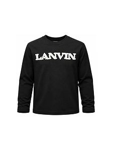 Lanvin Enfant Logo Patch Crewneck T-Shirt