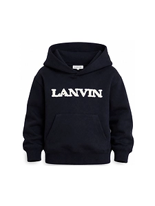 Lanvin Enfant Logo Patch Hoodie