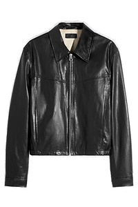 Lemaire Zip-Up Leather Jacket