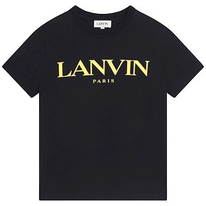 Lanvin Enfant Logo Printed Crewneck T-Shirt