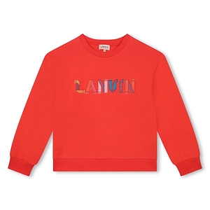 Lanvin Enfant Logo Printed Crewneck Sweatshirt