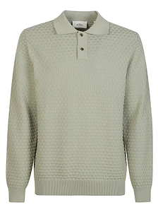 Les Deux Billy Weave Knitted Polo Shirt