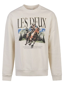 Les Deux Cole Cowboy Graphic Sweatshirt