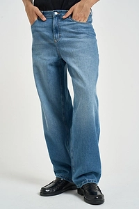 Les Deux Relaxed Wide-Leg Jeans