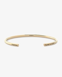 Le Gramme Polished Bangle Bracelet