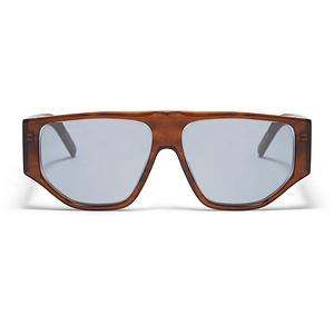 Lesca Biggie Geometric Frame Sunglasses