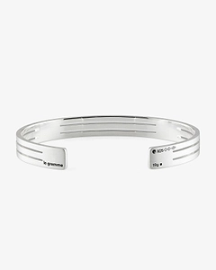 Le Gramme Ribbon Punched Cuff Bracelet