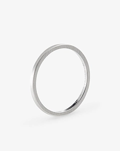 Ribbon Brushed Band Ring