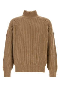 Le Kasha High-Neck Ribbed-Knit Jumper