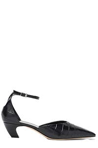 Le Monde Beryl Pointed Toe Embossed Pumps