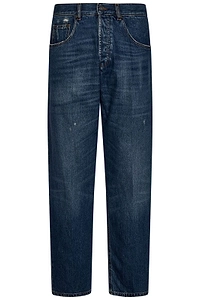 Lardini Straight-Leg Distressed Jeans