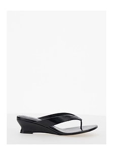 Micro Wedge Thong Sandals