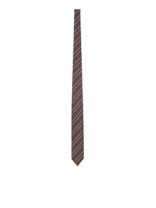 Striped Pointed Tip Tie