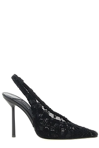 Le Silla Chantilly Pointed-Toe Slingback Pumps