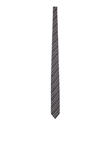 Striped Pointed Tip Tie
