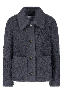 Lardini Textured Button-Front Jacket