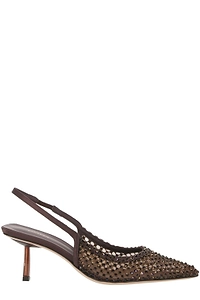 Le Silla Gilda Embellished Slingback Pumps