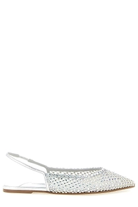 Le Silla Gilda Embellished Slingback Ballet Flats