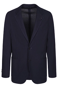 Lardini Textured Single-Breasted Blazer