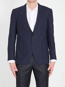 Lardini Two-Button Notch-Lapel Blazer
