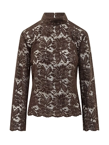 Floral Lace Long-Sleeve Top