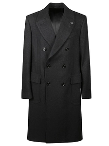 Lardini Ulster Wool-Blend Coat
