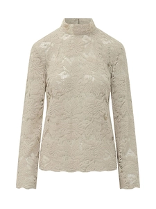 Lace High Neck Top