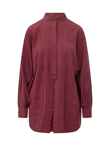 Le Sully Studio Oversized Band-Collar Shirt