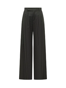 Le Sully Studio Pleated Wide-Leg Pants