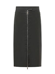 Zip-Detail Pencil Skirt