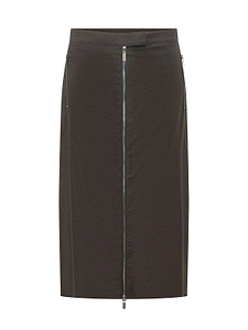 Le Sully Studio Zip-Front Pencil Skirt