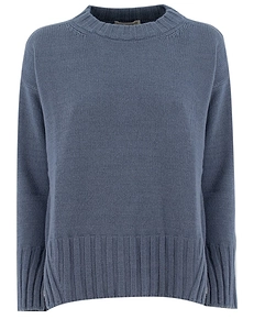 Le Tricot Perugia Ribbed Knit Jumper