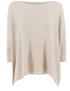 Relaxed Poncho Knitted Sweater