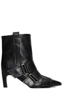 Lella Baldi Buckled Ankle Boots