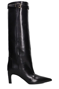 Lella Baldi Buckled Knee Boots