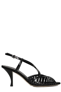 Lella Baldi Ciss-Cross Strap Buckled Sandals