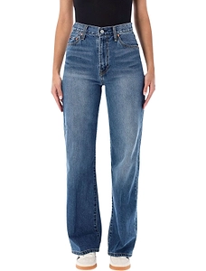 Levi's Ribcage High-Rise Wide-Leg Jeans