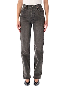 Levi's Ribcage High-Rise Full-Length Jeans