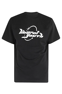 Liberal Youth Ministry 90S Logo Print T-Shirt