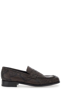 Lidfort Roccia Textured Penny Loafers